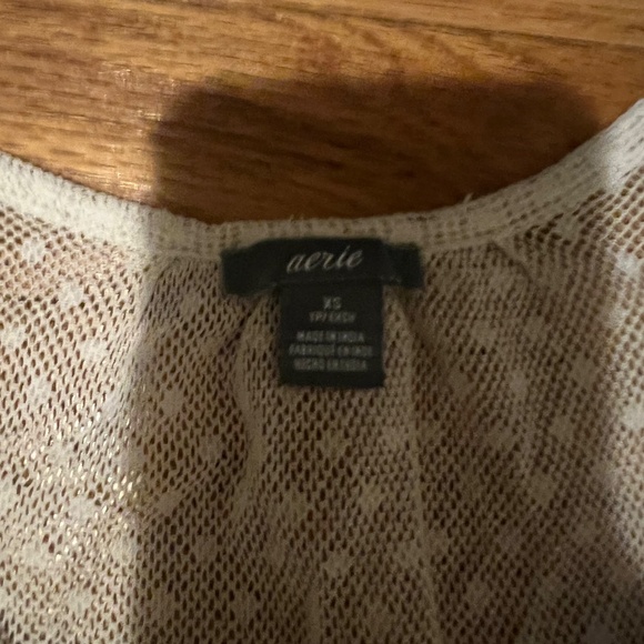 Aerie mesh cottage core flowy top - Picture 2 of 4
